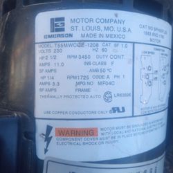 Emerson  Pool Pump Motor,2.5 HP 230volt Excellent Condition