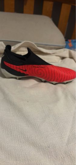 Phantom Red cleats size 8