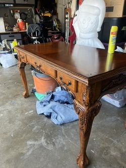 Walnut writing desk