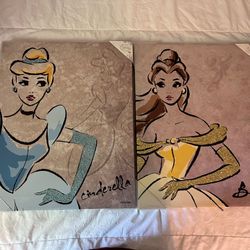Vintage Disney Princess Cinderella &Belle 
