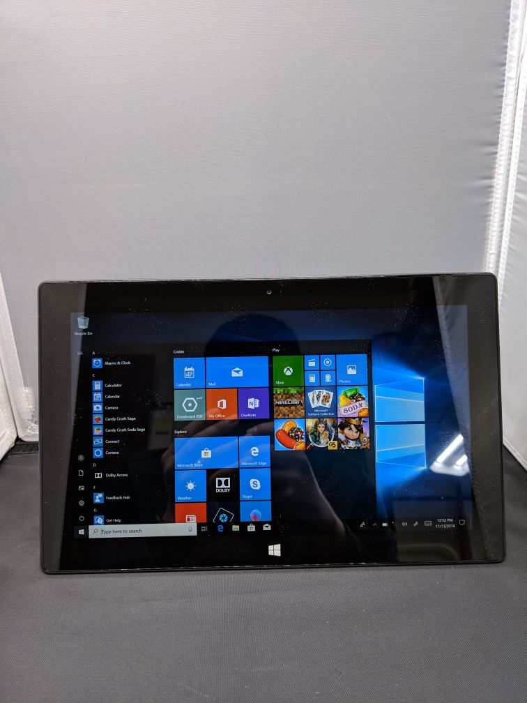 Microsoft surface pro 2 10.6" Intel i5 1.8ghz 4gb 128ssd windows 10 pro + Microsoft office included