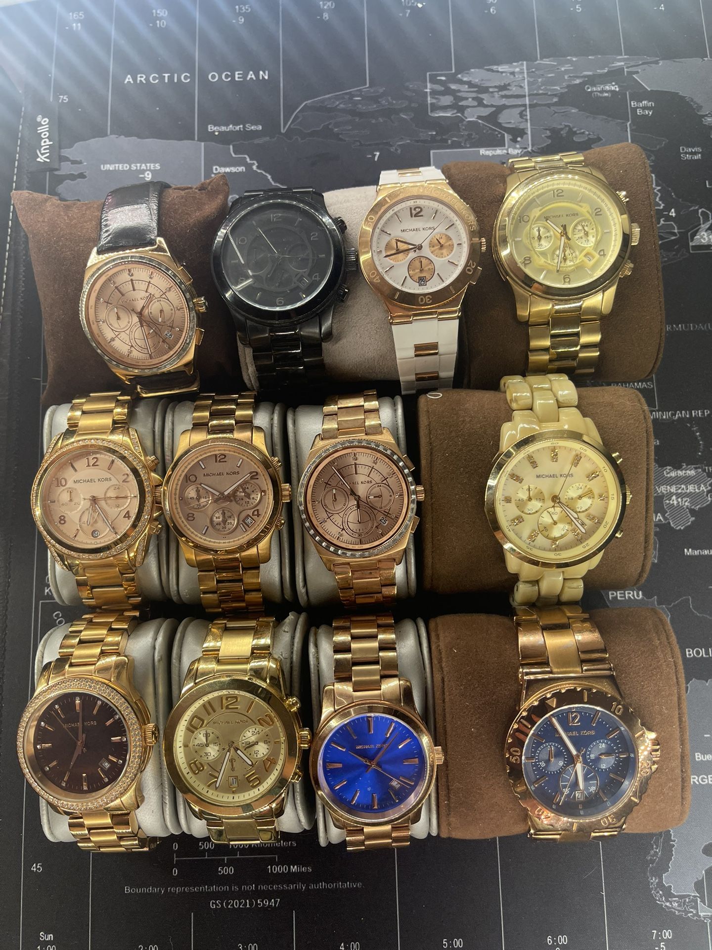 Assortment of Michael Kors Watches.