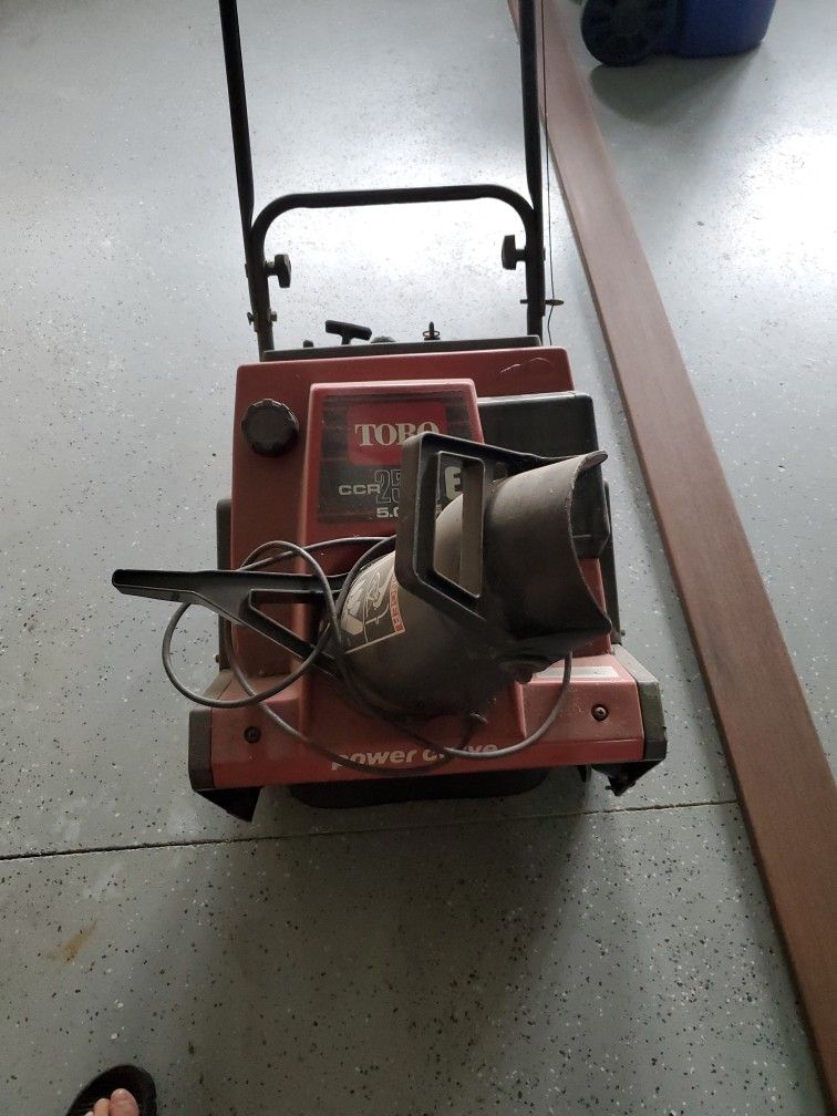 Toro 5hp Snowblower With Electric Start