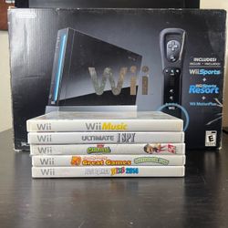 Nintendo Wii Console Bundle - Black
