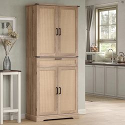 72'' Tall Kitchen Pantry, Storage Cabinet 
