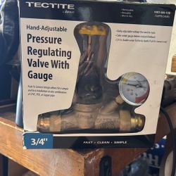 Pressure Regulator Valve With Gauge 3/4 ‘’