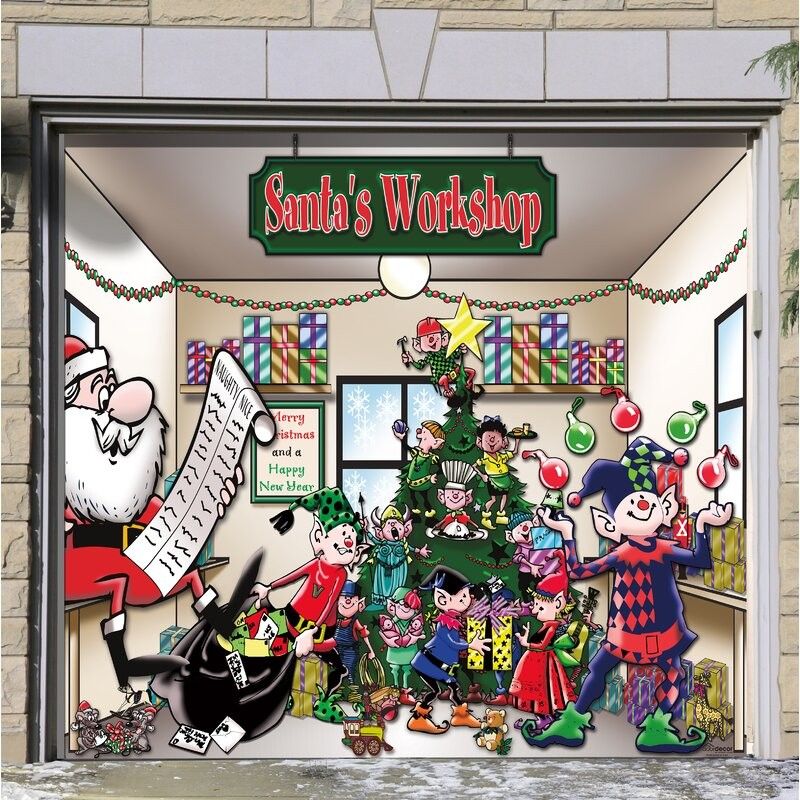 Christmas Garage Door Banner FREE