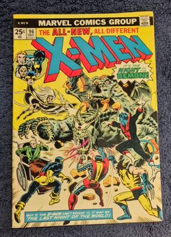 UNCANNY X-MEN 96 SIGNED CHRIS CLAREMONT 1975 VG+ MARVEL COMICS COCKRUM WOLFMAN
