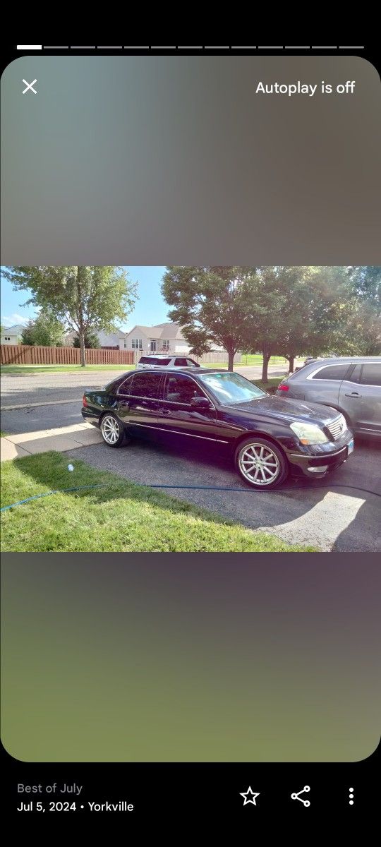 19 Inch Rims I Had On My Lexus LS430 19 5x11.4.3