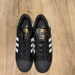 Adidas Superstar Black And White Size 9.5