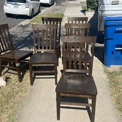 Free Wood chairs