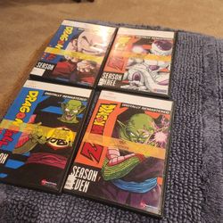 Dragon Ball Z 22 DVD Set Seasons 2 3 4 And 7 In Heavy Duty Cases All In Good Shape