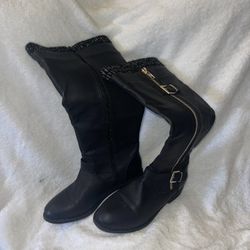Women Black Boots New Size 7.5