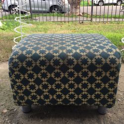Pattern Ottoman Leg Rest Stool