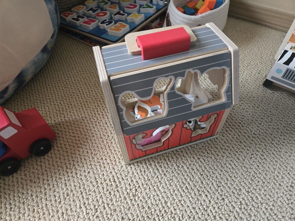 Melissa And Doug Shape Sorters And Alphabet Block Train