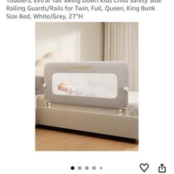 Baby Bed Rail Guard, 59in Thickened Toddler Bed
