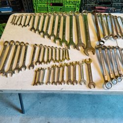 Wrench And Offset Wrench Tools Bundle Metric And SAE 