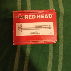 REDHEAD HEX SLEEVE ANCHOR FOR BLOCK BRICK CONCRETE 3/8"×3"