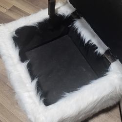Furry Storage and/ or Seat/Ottoman