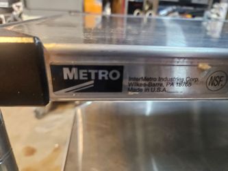 Metro Stainless Steel Commercial Shelving Unit