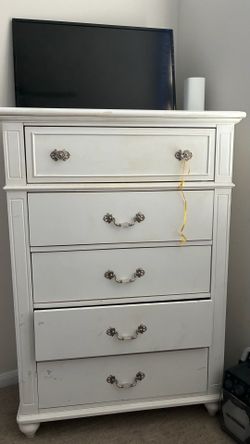 white dresser