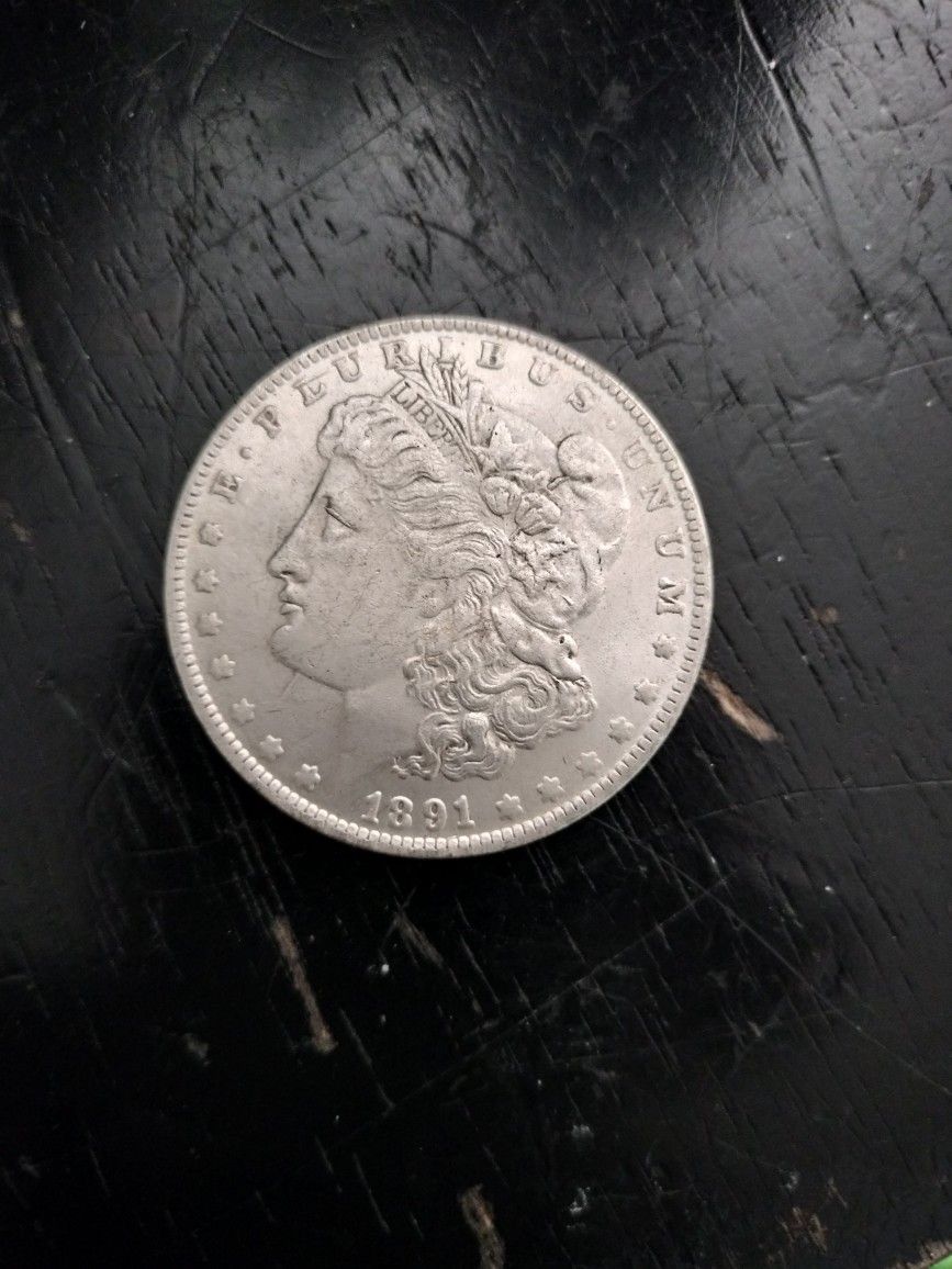 1891 Morgan Silver Dollar Pristine Condition!!!!!!!