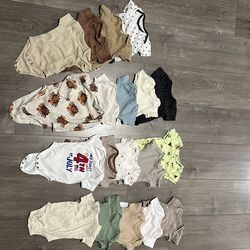 Gender Neutral Baby Onesie 0-9 Months