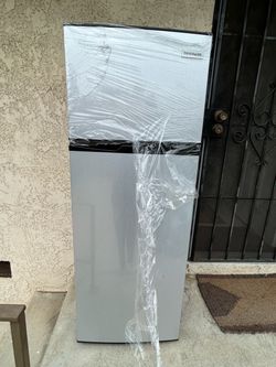 Freezer Top Refrigerator Stainless Frigidaire Compact Fridge 7.5 Cu. Ft.