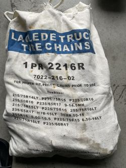 Tire Snow Chains