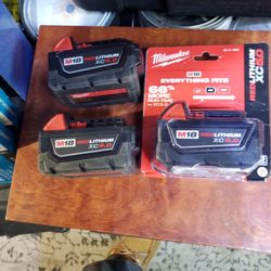 Is Milwaukee red lithium X she 5.0 batteries