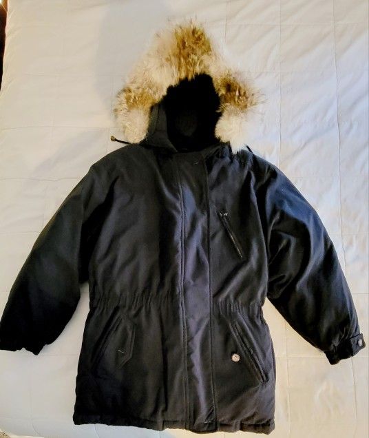 Womans Eddie Bauer Extra Large Goose Down Parka
