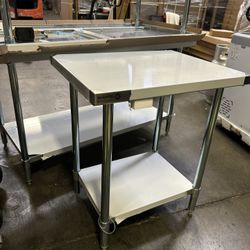 New Stainless Steel Work Tables Prep Tables NSF heavy Futy
