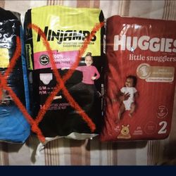 Pack Of Size 2 Diapers