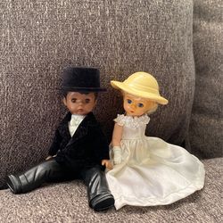 Vintage Madame Alexander Bride and Groom (RARE)