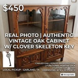 Vintage Oak Cabinet