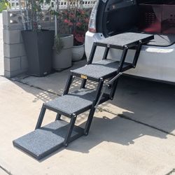 Petloader 4-steps stairs ramp for truck or camper