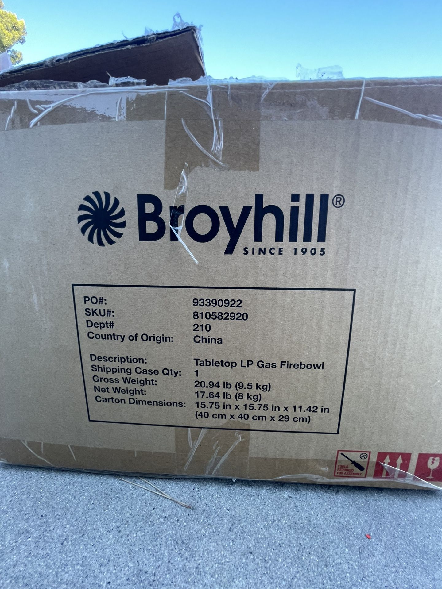 Propane Gas Fire pit