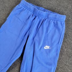 NIKE Sportswear Club Fleece Sweatpants Joggers Mens Large Blue Mens Medium