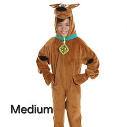 Warner Bros. Scooby Doo Boy's
Fancy-Dress Costume with Plush
Jumpsuit, Medium