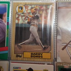 1987 Topps Barry Bonds Rookie 