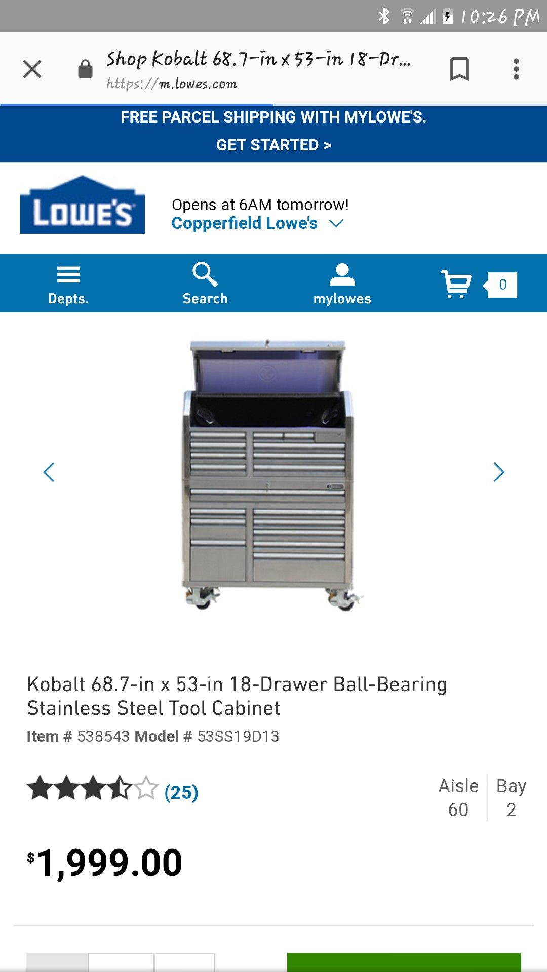 Kobalt tool chest fridge and radio for Sale in Cypress, TX OfferUp