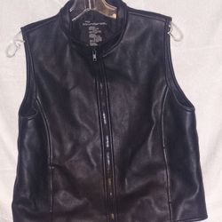 Black Polyester Vest