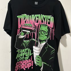 That's A Awful Lot Of Cough Syrup Drankenstein Tee Black 