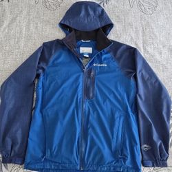 Columbia Omni Tech Hooded Waterproof Breathable Men's Jacket