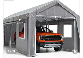 CABIHOME Replacement 20×10x11Ft Heavy Duty Carport Canopy, Windproof Carport Tent