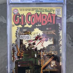 G.I. Combat #111 (1965) CGC 5.0 — O/w To White Pages; Joe Kubert & Kanigher 