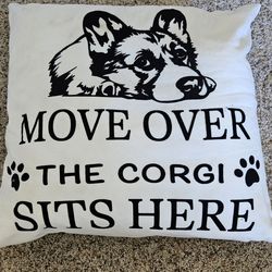 Corgi pillow