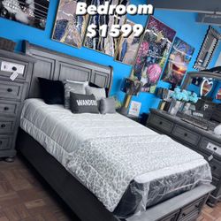 Solid Wood Bedroom Set In Stock For Fast Delivery 