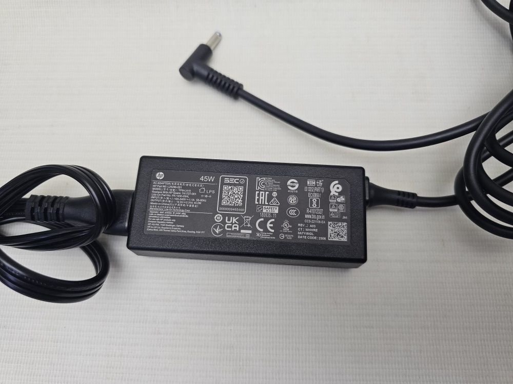 Original HP Blue Tip 45W 19.5V 2.31A Ultrabook Notebook Ac Adapter TPN-LA15