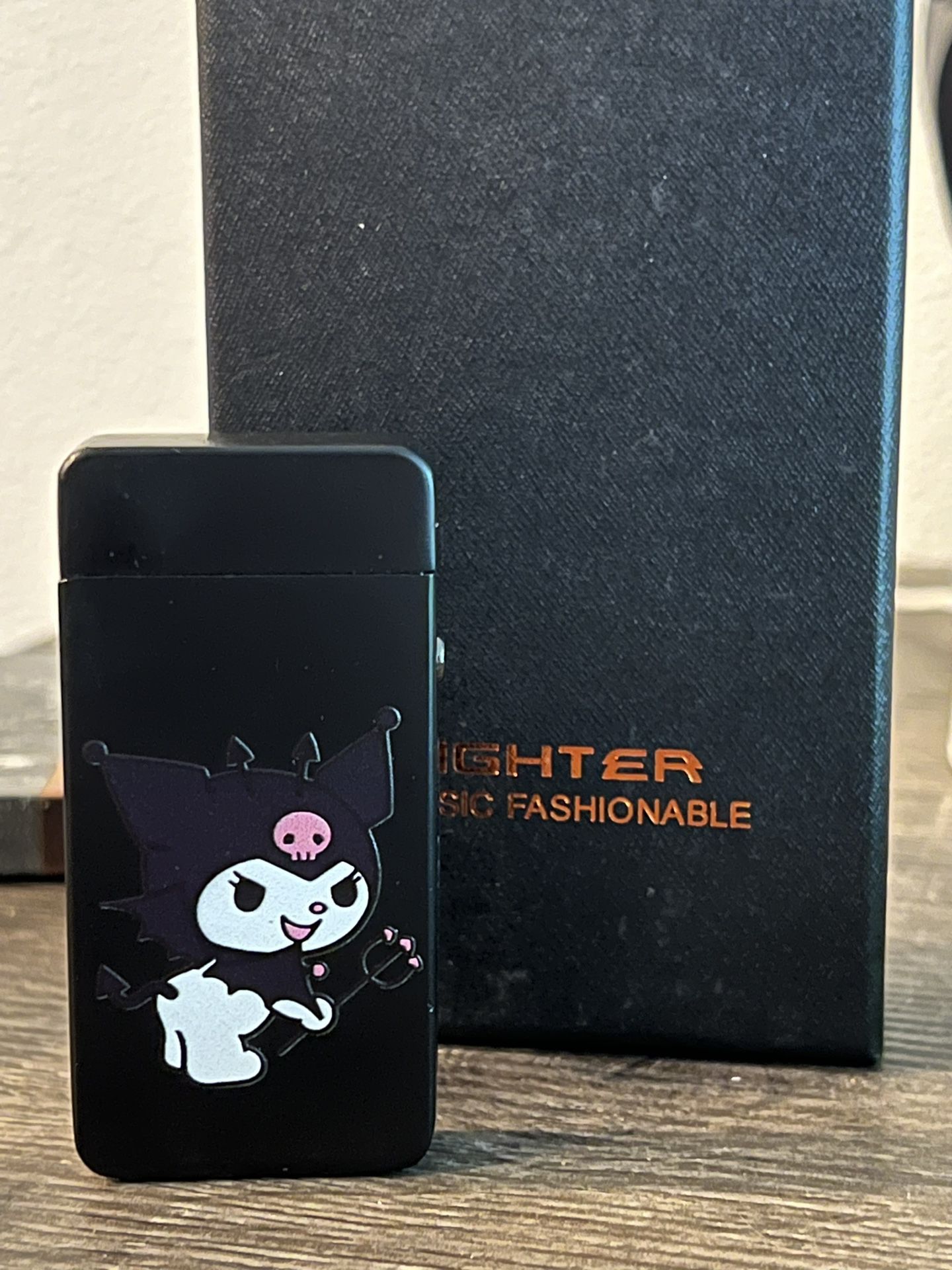 Kuromi Lighter Electric Rechargeable Plasma Metal Frame Hello Kitty